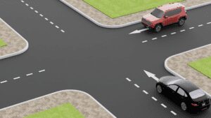 gelijkwaardig kruispunt voorbeeld 1