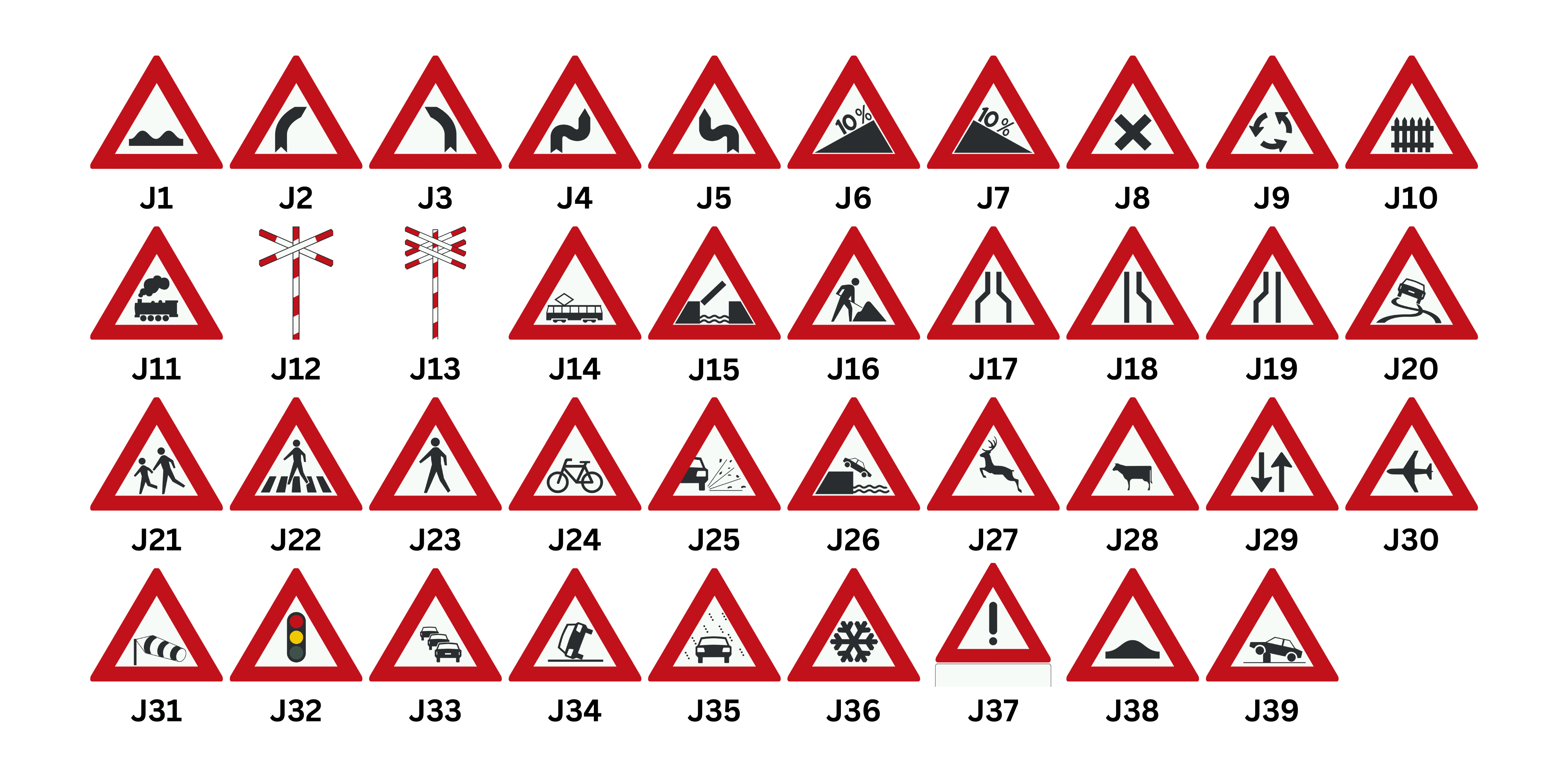 Verkeersborden J1 J2 J3 J4 J5 J6 J7 J8 J9 J10 J11 J12 J13 J14 J15 J16 Verkeersborden J1 J2 J3 J4 J5 J6 J7 J8 J9 J10 J11 J12 J13 J14 J15 J16