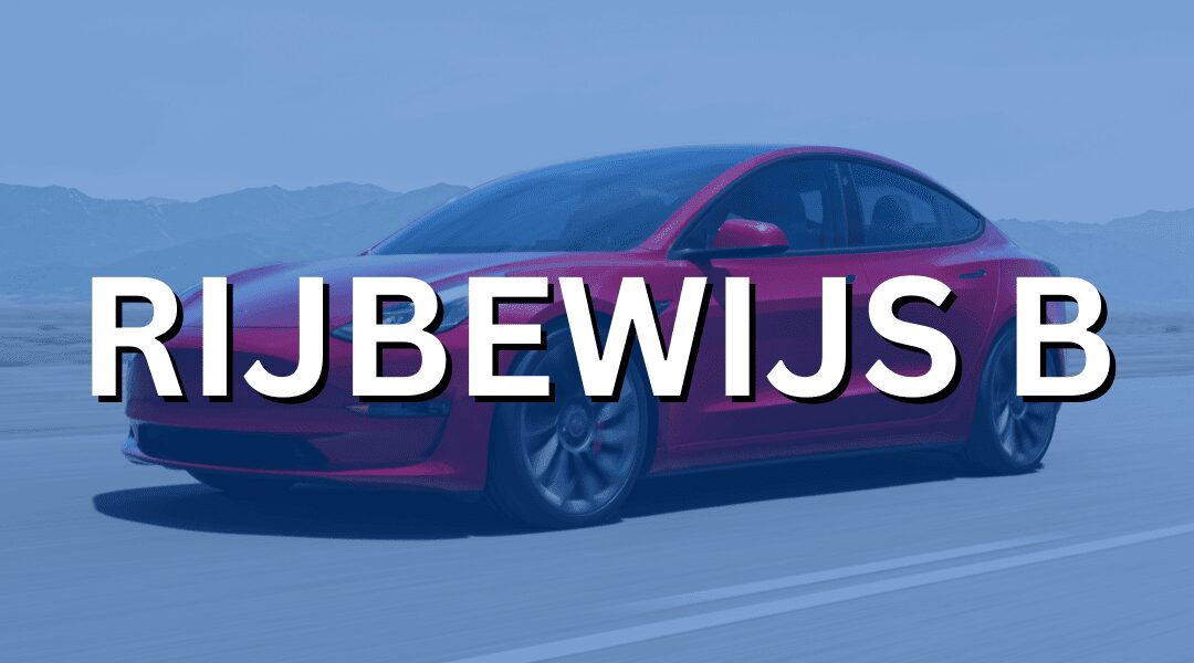 Rijbewijs B: Wat Mag Je Besturen Met Het Autorijbewijs? (in 2024 ...