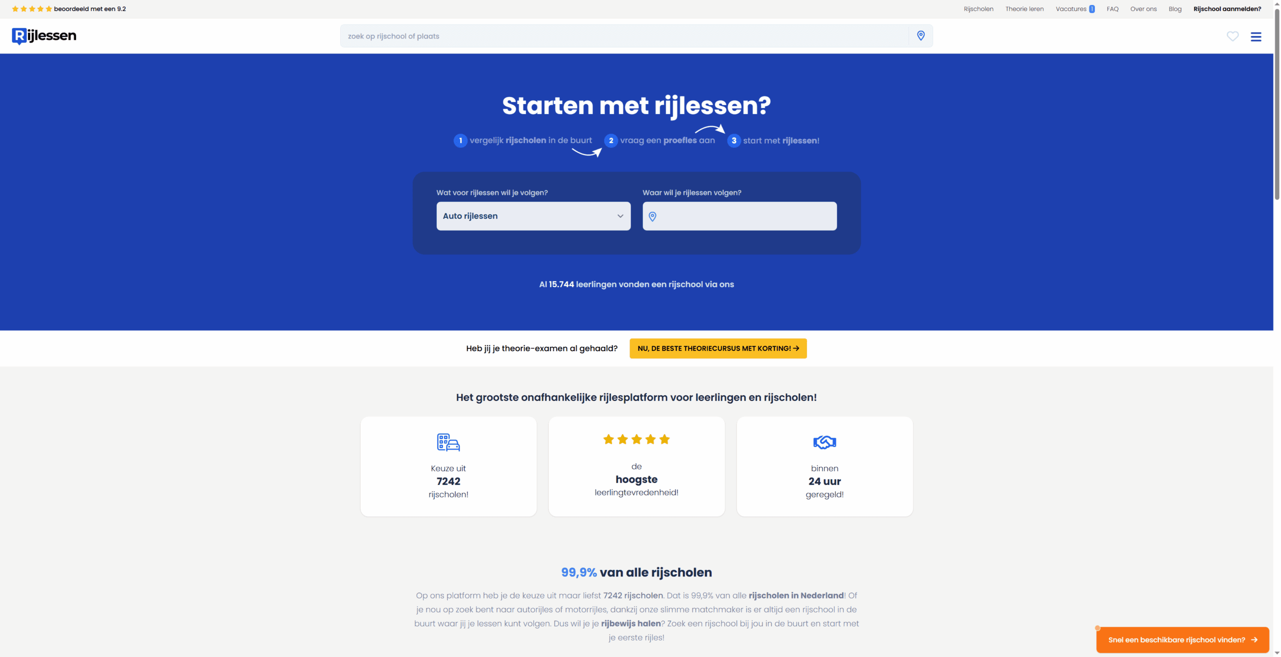 rijles tool - rijlessen.nl